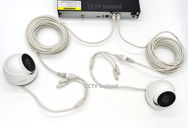 Cognition NVR Kit Connection Setup Example Cognitio NVR Kit Connection Setup - Two Cameras
